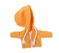 PartyKindom Felpa con Cappuccio Miniatura per Bambole Accessorio per Outfit Creativi Giallo per Collezionisti e Versatile per Bambole Bjd