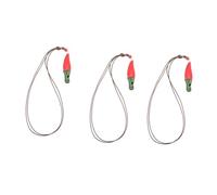 PartyKindom Fischietto in a Forma Peperone Rosso Set Da 3 Giocattoli Divertenti Per Ragazzo Suono Piacevole e Materiale Sicuro Per Decorazioni e Giochi