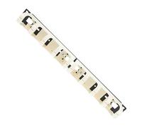 PartyKindom Gestione Cavi per Rack Server Organizer Cavi Forma U Montaggio Orizzontale Resistente all Usura Facile Installazione e Smontaggio per Ufficio e Rete Scolastica