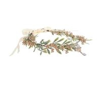 PartyKindom Gocce D'acqua Tra Le Sopracciglia Fascia Floreale Cosplay Di Fiori Rinascimentale Tiara Della Principessa Fascia Di Fiori Per Le Donne Copricapo Floreale Da Donna Resina