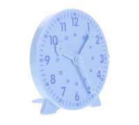 PartyKindom Guarda i Responsabili Didattici Orologi Didattici per Insegnamento del Tempo per Forniture in Classe Orologio Homeschool Orologio per Classe Plastica Sky-Blue