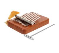 PartyKindom Kalimba Portatile Legno Massello Strumento Musicale Miniature per Principianti e Decorazioni e Resistente per Adulti per Regali Compleanno e Natale