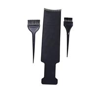 PartyKindom Kit 3 Pezzi Pettini per Colorare Chioma in Plastica Nera, Facile da Pulire e Previene Contatto della Tinta, per Applicazione Domestica e Fai da Te