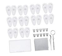 PartyKindom Kit Di Riparazione Occhiali Con Naselli Set Completo Per Manutenzione Accessori Occhiali Naselli