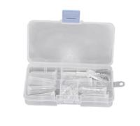PartyKindom Kit Di Riparazione Occhiali Con Viti Rondelle e Cuscinetti Nasali Set Pratico Per Riparazioni Di Occhiali e Sole Con Cacciavite e Pinzette Facile Da Trasportare e Organizzare