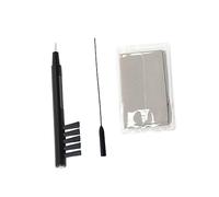 PartyKindom Kit Pulizia Apparecchi Acustici 3 Pezzi Panno, Spazzola Multifunzione e Spazzolino Magnetico, Accessori per Rimozione Cerume e Manutenzione Quotidiana, per Utenti Colore Casuale