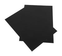 PartyKindom Lamiere in Alluminio Nero 2 Pezzi A4 per Incisione e Stampa, Materiale Creativo per Biglietti da Visita Artigianali e Decorazioni Fai da Te