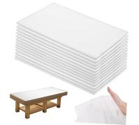 PartyKindom Lenzuola Monouso Per Lettino Da Massaggio, Set 100 Pezzi, Tessuto Non Tessuto Morbido Bianco 80x180 Cm, Copertura Igienica Per Saloni e Centri Benessere, Usa e Getta Per Estetisti e Spa