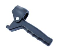 PartyKindom Manico Per Bastone Da Passeggio in Plastica Resistente Nero, Impugnatura Ausiliaria Antiscivolo Per Stampelle Tubo Da 22 Mm, Accessorio Leggero e Compatto Per Sostituzione e Uso Quotidiano