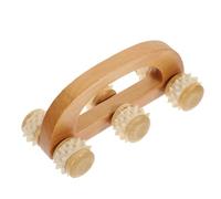 PartyKindom Massaggiatore Manuale Legno Per Rilascio Muscolare Strumento Portatile Per Gambe e Fianchi Rilassamento e Miglioramento Della Circolazione Design Ergonomico