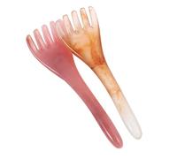 PartyKindom Massaggio Del Cuoio Capelluto Con Pettine Di E Pettine Per Guasha - in Cera D'api Per Raschiare Il Cuoio Capelluto Raschietto Per Per