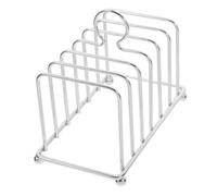 PartyKindom Mensola Griglia Porta Toast Deposito Di Cottura Portapane Porta Toast in Acciaio Inox Organizzatore Di Tostapane Bancarella Del Pane Portatoast Brindisi Silver Acciaio Inossidabile