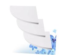 PartyKindom Mensole Angolari Da Parete Set 3 Sospese Rotonde Scaffali Galleggianti Per Decorazione D'interni Per Librerie e Appendiabiti e Design