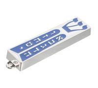 PartyKindom Mezuzah Ebraica in Metallo Zincato Resistente con Testo Sacro e Spazi Commerciali Decorazione Benedizione Familiare Judaica