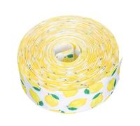 PartyKindom Nastro in Poliestere Giallo Stampa Delicata e Resistente allo Sbiadimento per Decorazioni Fai da Te e Confezioni Regalo Estive