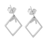 PartyKindom Orecchini Pendenti Donna in Lega Design Geometrico Minimalista, Orecchini a Bottone Chic Per Ragazze, Accessorio Elegante Per Uso Quotidiano e Occasioni Speciali