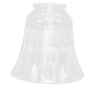 PartyKindom Paralume Vetro Trasparente Campana per Lampade Sospensione e Applique Accessorio Illuminazione Decorativo con Apertura Superiore e Inferiore Stile Vintage per e Camera