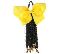 PartyKindom Perline e dreadlocks per coda di cavallo ragazze treccia perlina hair charms hair jewelry coda di cavallo con perline bowknot estensioni dei coda di cavallo fibra chimica