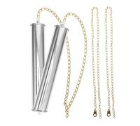 PartyKindom Peso Sostitutivo Orologio da Parete in Ferro con Catena e Ganci Accessori Decorativi per Orologi Pendolo Vintage e Moderni