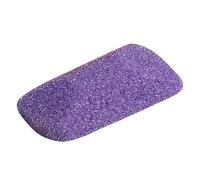 PartyKindom Pietra Pomice per Pedicure a Forma di Barca Viola, Tampone Esfoliante Bifacciale per Calli e Pelle Morta, Leggera e Facile da Usare in Viaggio o Casa