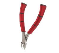 PartyKindom Pinza Cuticole in Acciaio Inossidabile con in Bamboo Strumento Esfoliante per Manicure e Antiscivolo per Domestico e