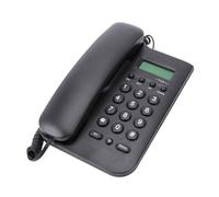 PartyKindom Prolunga per Telefono Fissato Muro Telefono Ufficio Batteria Design e Nero per Casa e Ufficio