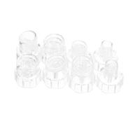 PartyKindom Punte Di Ricambio Per Macchina Ossigenoterapia Facciale Ad Acqua, Set Da 8 Mini Testine Portatili Detergenti Per Trattamento Viso Professionale