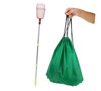 PartyKindom Raccoglitore Frutta Asta Regolabile Imbottito per Arance Pesche Strumento per Alberi da Frutto Senza Scale