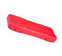 PartyKindom Scatola Box Grafica Digitale Porta Righello Attrezzo Misurazione Contenitori Per L'organizzazione Portatile Portaoggetti Pinza Contenitore Custodia Plastica Rosso