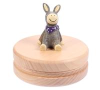 PartyKindom Scatola Denti da Latte in di Faggio Organizer per Dentini Decidui con Scomparti Numerati Custodia per e Conservazione dei Primi Denti