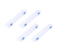 PartyKindom Scatola Portapennelli Trasparente Porta Pennelli Per Acquerelli Coperchio, Set Da 4 Pezzi, Custodia Portatile Multiuso Per Strumenti Artistici, Per Artisti e Studenti in Viaggio e Studio