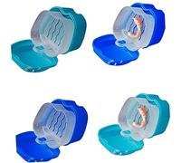 PartyKindom Scatola Regalo Di Protesi Contenitore Per Il Bagno Della Protesi Alse Titolare Dei Denti Caso Di Denti Falsi Custodia Della Protesi Contenitore Da Viaggio Per Inodore Dentiera