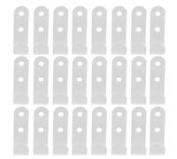 PartyKindom Set 1 Gancio Bianco per Telo Camion in Metallo e Plastica, Design e Pratico per Cargo e Coperture Truck Canopy, per Campeggio Outdoor e Trasporto lungo Raggio
