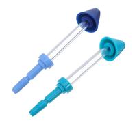 PartyKindom Set 2 Ugelli di Ricambio per Irrigatore Orale e Nasale, Testine Professionali Intercambiabili in Abs e Vetro per Pulizia Profonda, Compatibili con Idropulsori per Igiene Orale