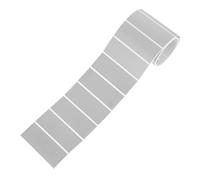 PartyKindom Set di Etichette da Grattare Fai da Te Rettangolari 2,5x6,5 Cm, Adesivi Premio Argentati 120 Pezzi, per Giochi, Ricompense Scolastiche e Regali Rivestimento Antigraffio