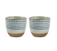 PartyKindom Set Superficie Liscia 2 Pezzi Stile Giapponese Tazze per Sakè in Ceramica e Design Semplice, per Studiare la Cultura del Sakè o Regalo a Amici