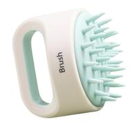 PartyKindom Setole Arrotondate Per Stimolazione Alla Testa e Miglioramento Della Circolazione Sanguigna e Crescita Dei Capelli Adatta All'uso Quotidiano Per Pulizia e Del Cuoio Capelluto (blu)