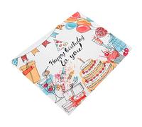 PartyKindom Sfondo Compleanno Per Decorazioni Festive Arazzo Pile Morbido Per Feste Di Compleanno e Servizi Fotografici