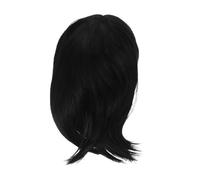 PartyKindom Short Bob Wig With Bangs For Women Natural Look Straight Short Hair Cosplay Party Wig For Daily Use And Halloween Role Play