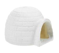 PartyKindom Simulato Di Igloo Figurine Della Casa Di Ghiaccio Figurina Igloo Modelli Di Ghiacciaia Figure Della Casa Di Ghiaccio Per Forma Modelli Di Mini Ghiacciaie Da Bianca Resina
