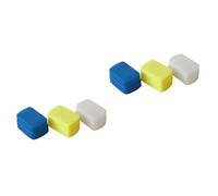 PartyKindom Softbox Flessibile 2 Pezzi 3 dischi vuoti in vinile rimbalzo flash in silicone ciotola decorativa in ottone maschera per gli occhi diffusori diffusore softbox flash oculare d610