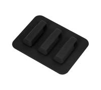 PartyKindom Sordina per Chitarra in Silicone Nero Resistente e Facile da Installare, Silenziatore Pratico per Chitarra Acustica e Strumenti a Corda