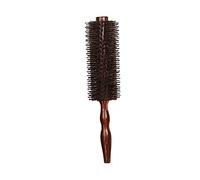 PartyKindom Spazzola Rotante Per Capelli Pettine Lo Styling Dei Capelli Spazzola Massaggio Capelluto Design Ergonomico Professionale Manico Legno Liscio Facile Impugnare Materiale Pettine Resi