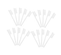 PartyKindom Spazzolino Da Dito Da Prigione Piccolo 20 Pezzi Manico Corto in Plastica Resistente Antiautolesionismo Per Uso Carcerario e Reparti Psichiatrici