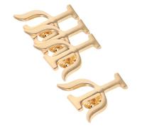 PartyKindom Spille da Donna Simbolo Psicologico in Metallo Set da 4 Pezzi Lettere Greche Spille da Abito Eleganti per Psicologi Accessori per Ufficio Scuola e Viaggi