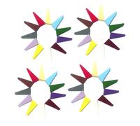 PartyKindom Spugne Cosmetiche Triangolari 50 Pezzi, Spugna per Trucco Viso Morbida e Resistente, Uso Asciutto e Bagnato, Strumenti per Make Up Quotidiano e Professionale Colore Casuale