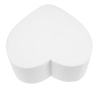 PartyKindom Stampo per Dolci in Schiuma a Forma di Cuore Bianco per Pratica Decorazione Torte, Modello Riutilizzabile Multifunzione per Esercizi di Decorazione Compleanni