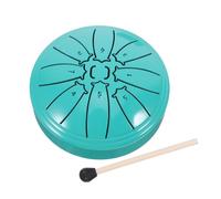 PartyKindom Steel Tongue Drum Percussione Musicale Acciaio per Meditazione e Yoga Strumento Apprendimento per Principianti Design Elegante e Sostenibile