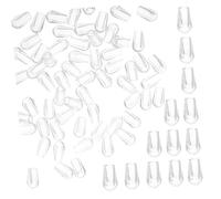 PartyKindom Tappi per Lavastoviglie Protettivi in Pvc Trasparente, Copertura Morbida Rotonda per Cestelli Lavastoviglie, 200 Pezzi per Protezione e Sicurezza Cucina