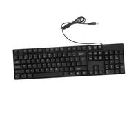 PartyKindom tastiera con tastierino numerico keyboard gaming tastiera pc portatile Tastiera per cafe tastiera a grandezza naturale cablato tastiera cablata tastiera elettronica AbS